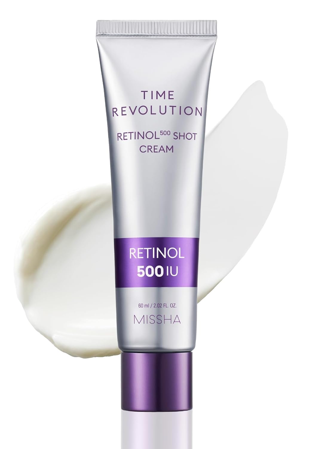 Time Revolution Night Repair Retinol 500 Shot Cream 60 ml - Advanced Korean Retinol Cream For Face, Skin Barrier Strengthening, Improved Elasticity & Radiance, Overnight Moisturization