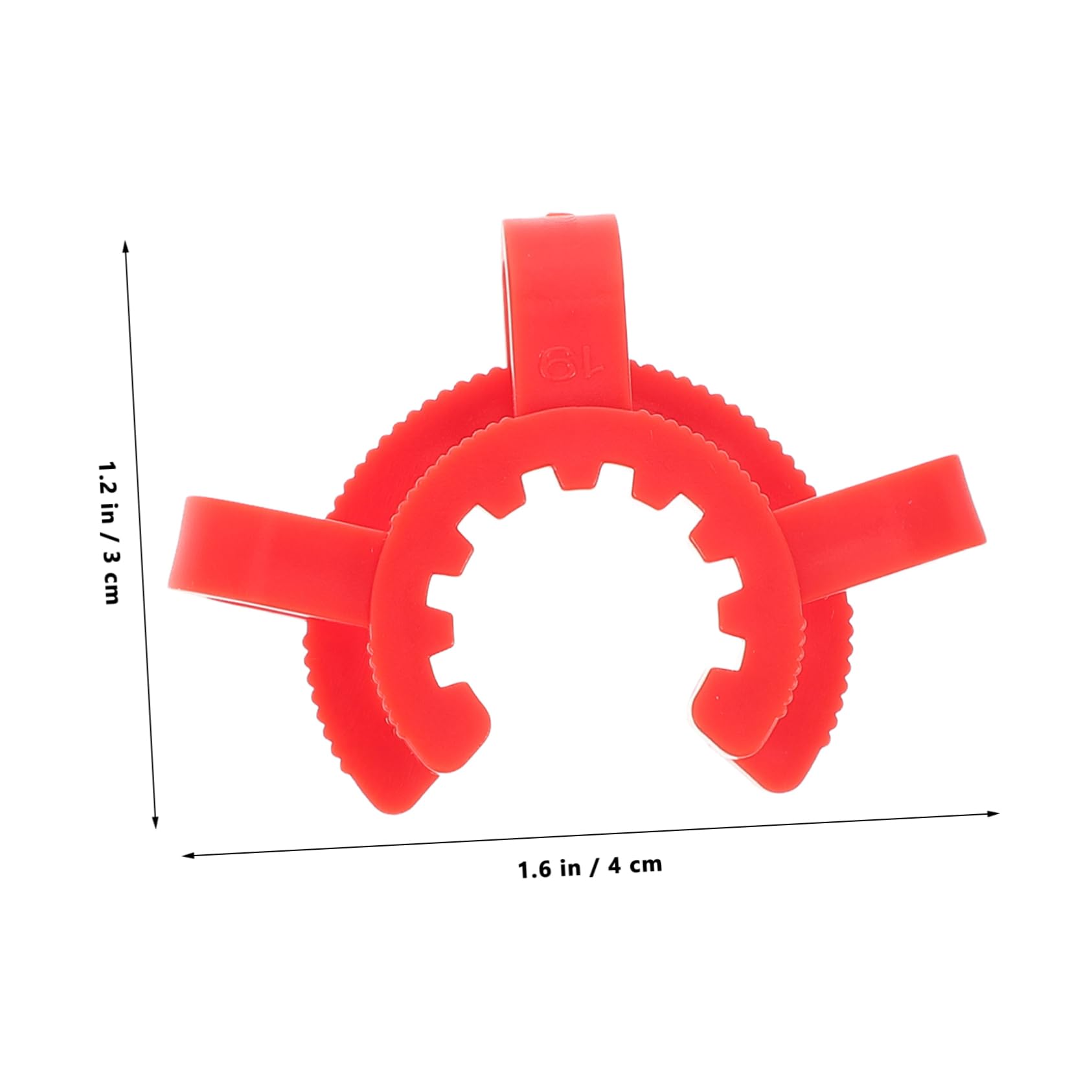 KICHOUSE 8Pcs Plastic Interface Laboratory Clamps Lab for Secure Connection of Glassware for Scientific Experiments and Research