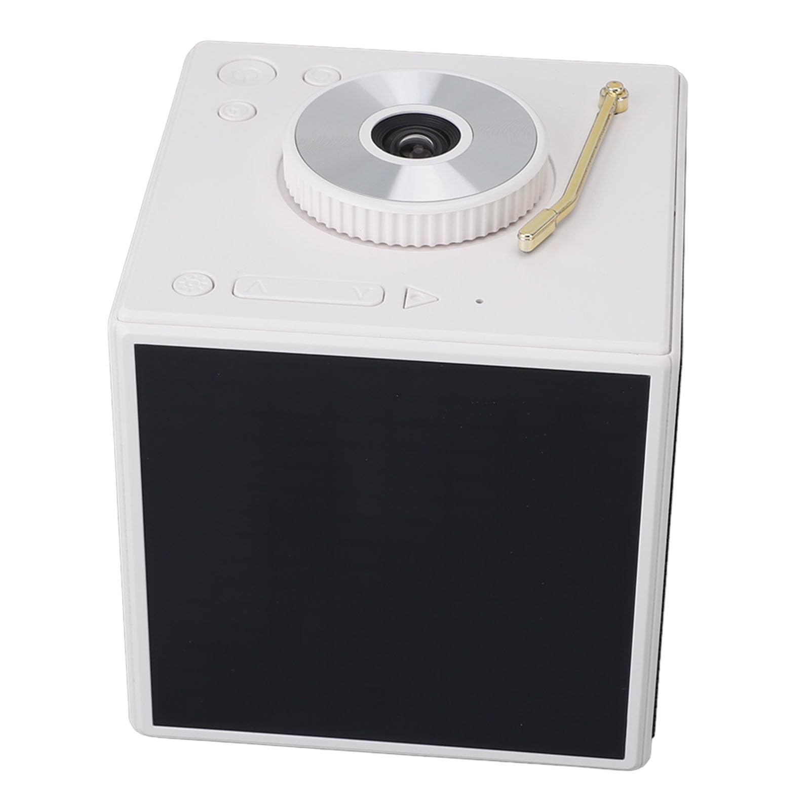 FTVOGUE Proiettore Stellare, Proiettore Stellare in ABS con Altoparlante Bluetooth Batteria 5200mAh, Proiezione 3D Terra Luna Luce Notturna con Rumore Bianco per Camera da Letto Bambini Adulti