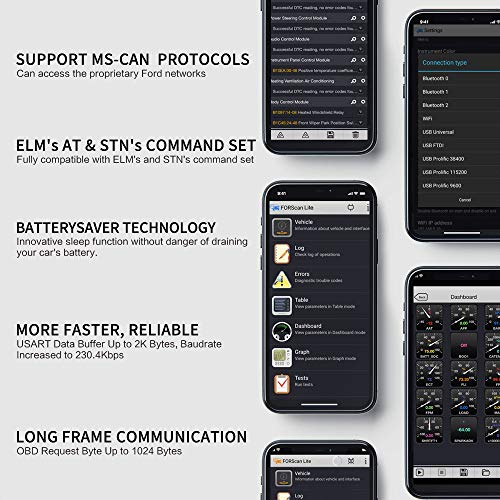 Vgate vLinker FD OBD2 Bluetooth Car Code Reader, OBD2 Diagnostic Scanner for Android & Windows by Vgate - Used condition - Image 6