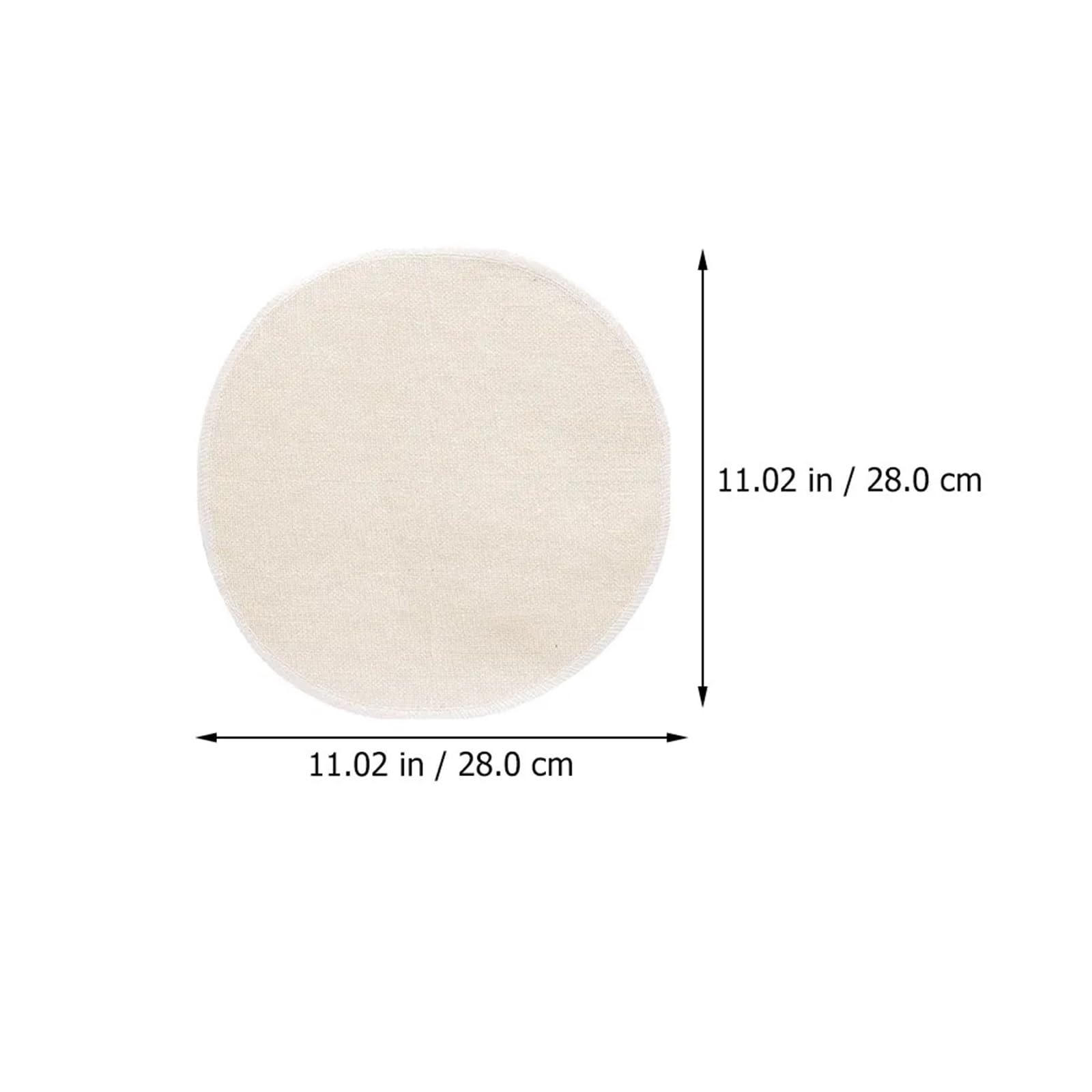 Lot de 60 chiffons ronds en coton pour cuiseur vapeur de cuisine, antiadhésifs, réutilisables pour petits pains, boulettes (28 x 28 x 0,2 cm)