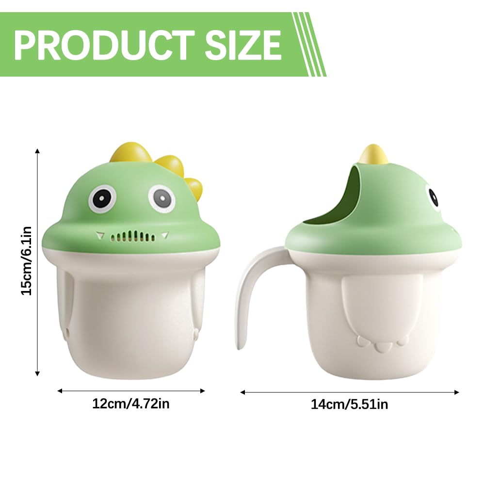 Doccino Neonato Bagnetto, Doccetta Neonato Bagnetto, Facile e Divertente Lavare i Capelli, Tazza Lava Capelli Bambini
