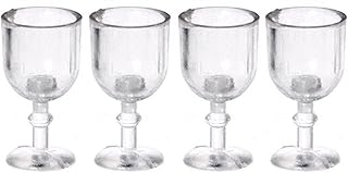 1:12 Scale 4 Pc Clear Empty Stemware SET #Fa40319