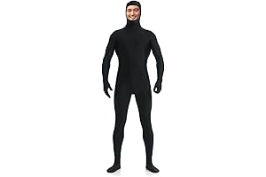 Unisex Polyester Spandex Full Body Costume Zentai Suit Open Face