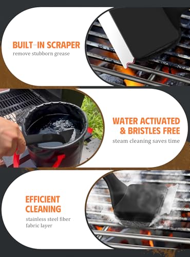 MEKER Grill Brush Bristle Free