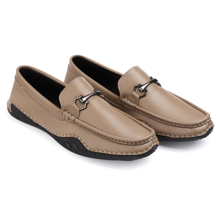 Image of WUGATTI Men's Suede Office Wear, Trendy & Lightweight Slip-On Loafers