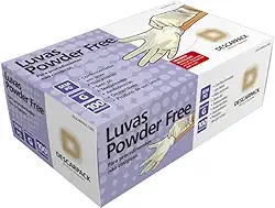 Luva Latex Powder Free (Sem Talco) G - Caixa com 100 Unidades