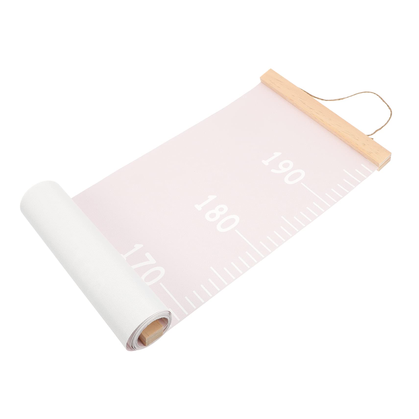 VICASKY Removable Height Measurement Ruler Fun Growth Chart for Easy to Store Tracks Height Wall Decoration Canvas Design