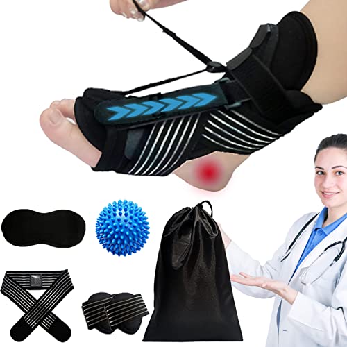 Upgraded Plantar Fasciitis Night Splint,2022 Adjustable Night Splint For Plantar Fasciitis Women,Foot Brace For Plantar Fasciitis Night Splint For Arch Foot Pain,Heel Pain,Achilles Tendonitis And Foot Drop