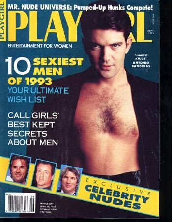 PLAYGIRL, THE MAGAZINE. September 1993 10 SEXIEST MEN OF 1993; Call