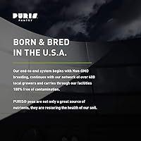 Vista 9 de PURIS® Polvo de proteína de guisante orgánico, 100% cultivado, procesado y empaquetado en Estados Unidos, a base de plantas, 2 libras sin sabor