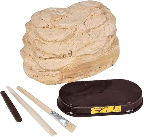 Miniatura 10 de ArtCreativity Kit de excavación de dinosaurios para niños, juego de excavación de cráneo de braquiosaurio con herramientas de excavación de fósiles