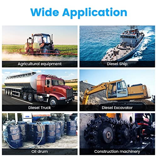 Anbull Cordless Fuel Transfer Pump, Battery Operated Diesel Transfer Pump 12Gpm Self Priming With 2500Mah Lithium Battery, Portable Commercial Battery Powered Biodiesel Liquid Transfer Pump #TOP6