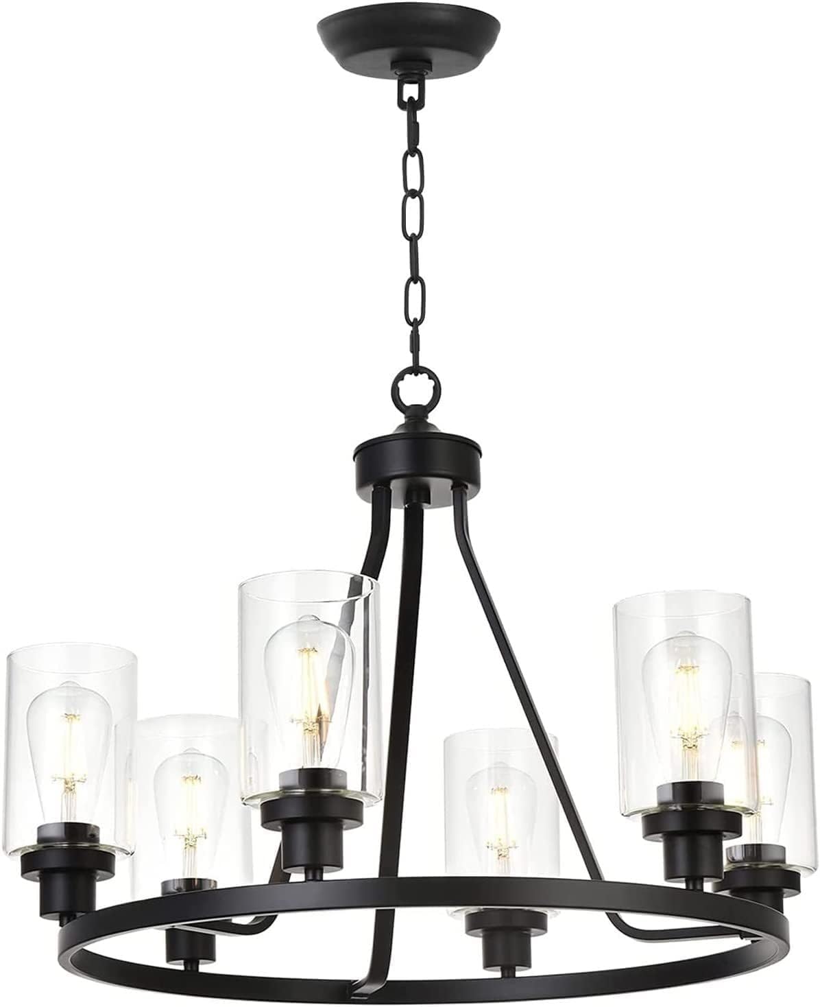 HYJAUSXB Indoor Led Ceiling Pendant, E26 Gold Chandelier Modern Pendant Light Lighting V-intage Fixtures,Foyer