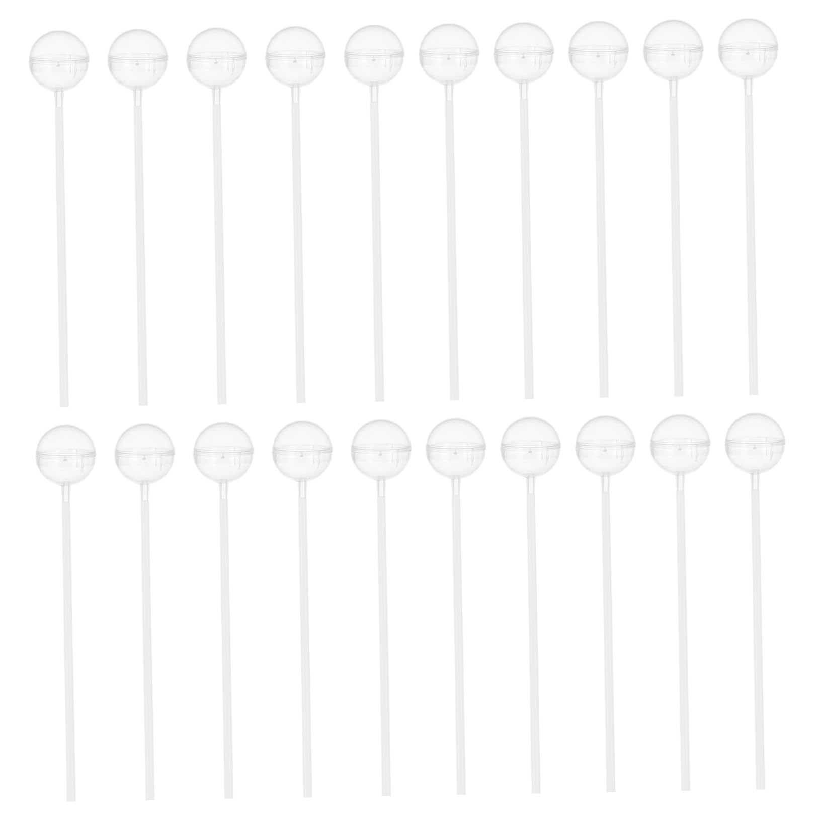 VILLCASE 100pcs Chocolate Bouquet Fixing Holder Round Ball Base for Decorations