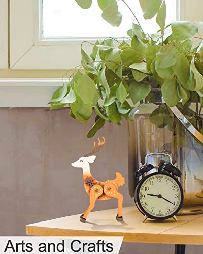 Decorlife 3D Wooden Puzzles For Kids, 6 Pcs Animal Puzzles, Kid Craft, Educational Stem Toy, Premium And Safe Wood Brain Teaser #TOP3