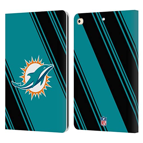 Funda para iPad 9.7 de Miami Dolphins con soporte y protección de cuero