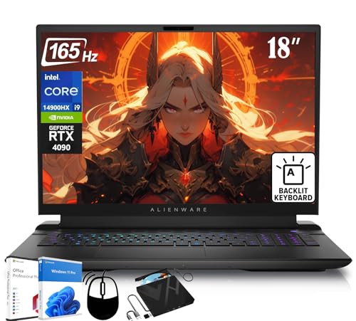 Alienware M18 R2 Gaming Laptop - 18' QHD+ 165Hz Display | Intel 24-core i9-14900HX | RTX 4090 | 64GB...