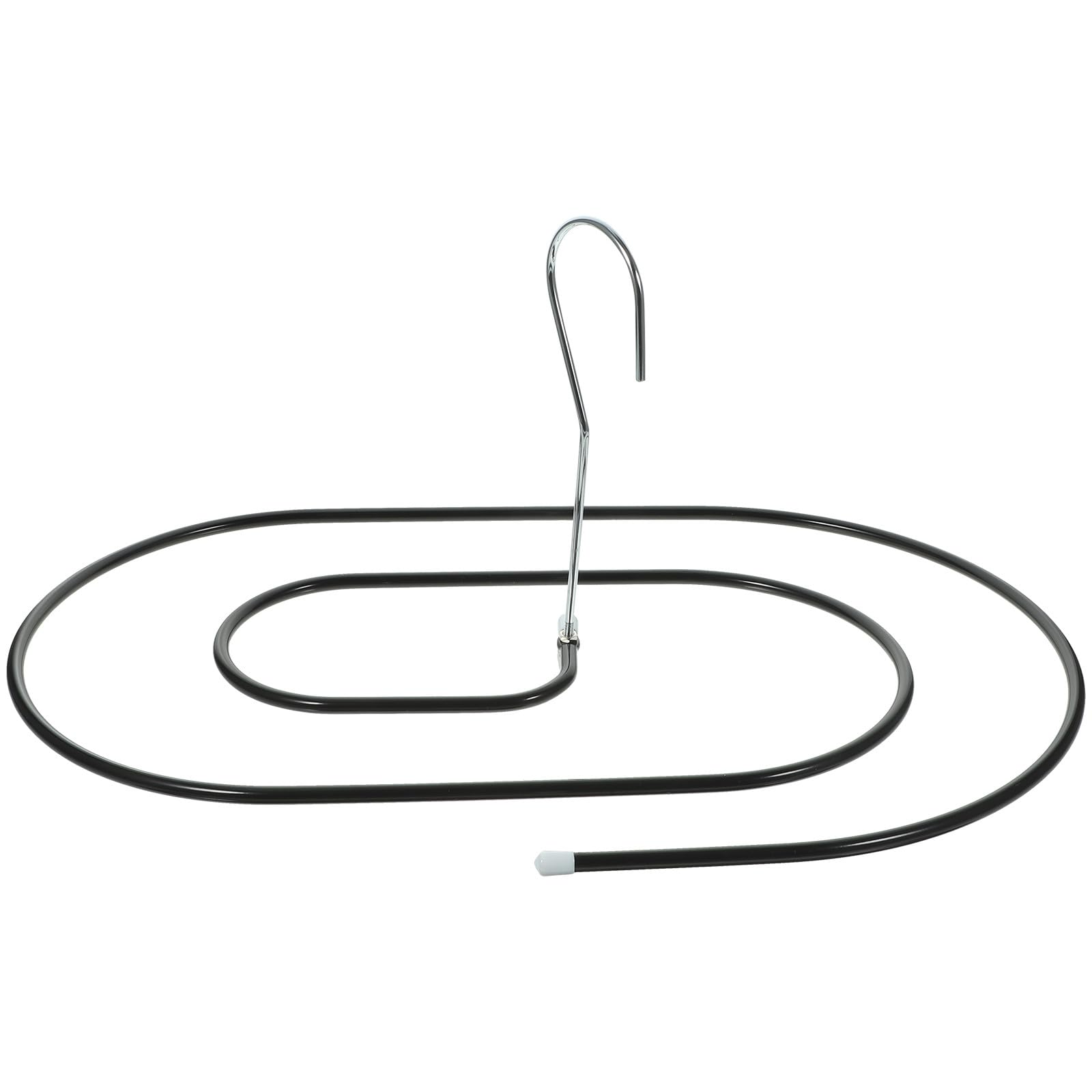Étendoir à draps en spirale acier noir pour un séchage complet sans faux plis
