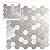 Avant Decor | Peel and Stick Backsplash Tiles | Stick On Wall Tiles for Kitchen and Bathroom | Easy DIY Installation | Aluminum Small Hexagons | 5” x 5” | Sample Tile