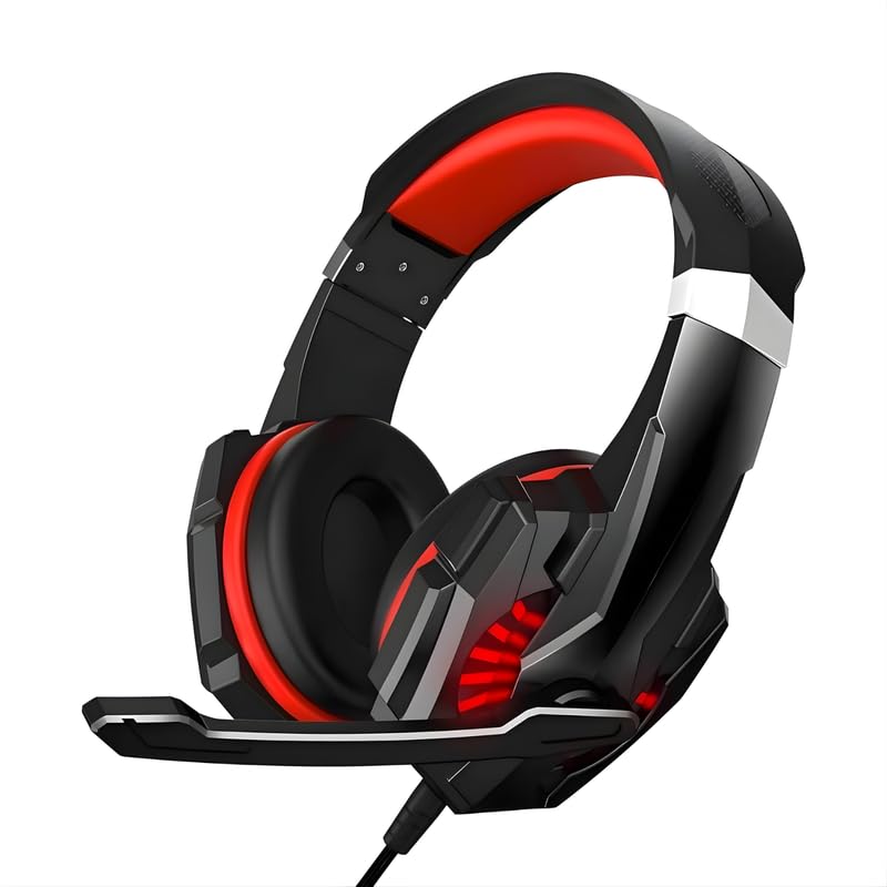 Drumstone 𝟏𝟓 𝐘𝐞𝐚𝐫𝐬 𝐆𝐮𝐚𝐫𝐚𝐧𝐭𝐞𝐞 Wired Gaming Headset Over-Ear with 7.1 Surround Sound Noise-Isolating Mic Lightweight Comfortable RGB LED USB Headphones for PC and Mobile-image-32