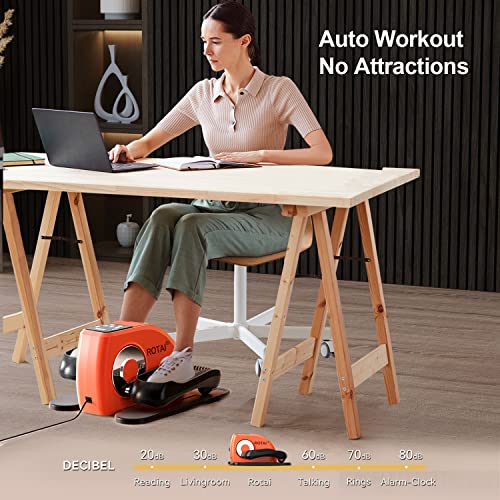 image for ROTAI Under Desk Elliptical Machine for Seniors Rehab Electric Seated 