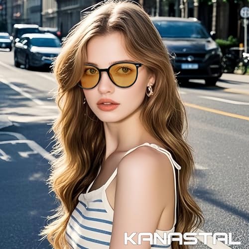 Image of KANASTAL Anti Blue Light Glasses for Women and Men | TR90 Frame,UV Protection,PC Lens,Lightweight,High Definition,Computer,Phone,Video Gaming,Television,Gaming,Screen