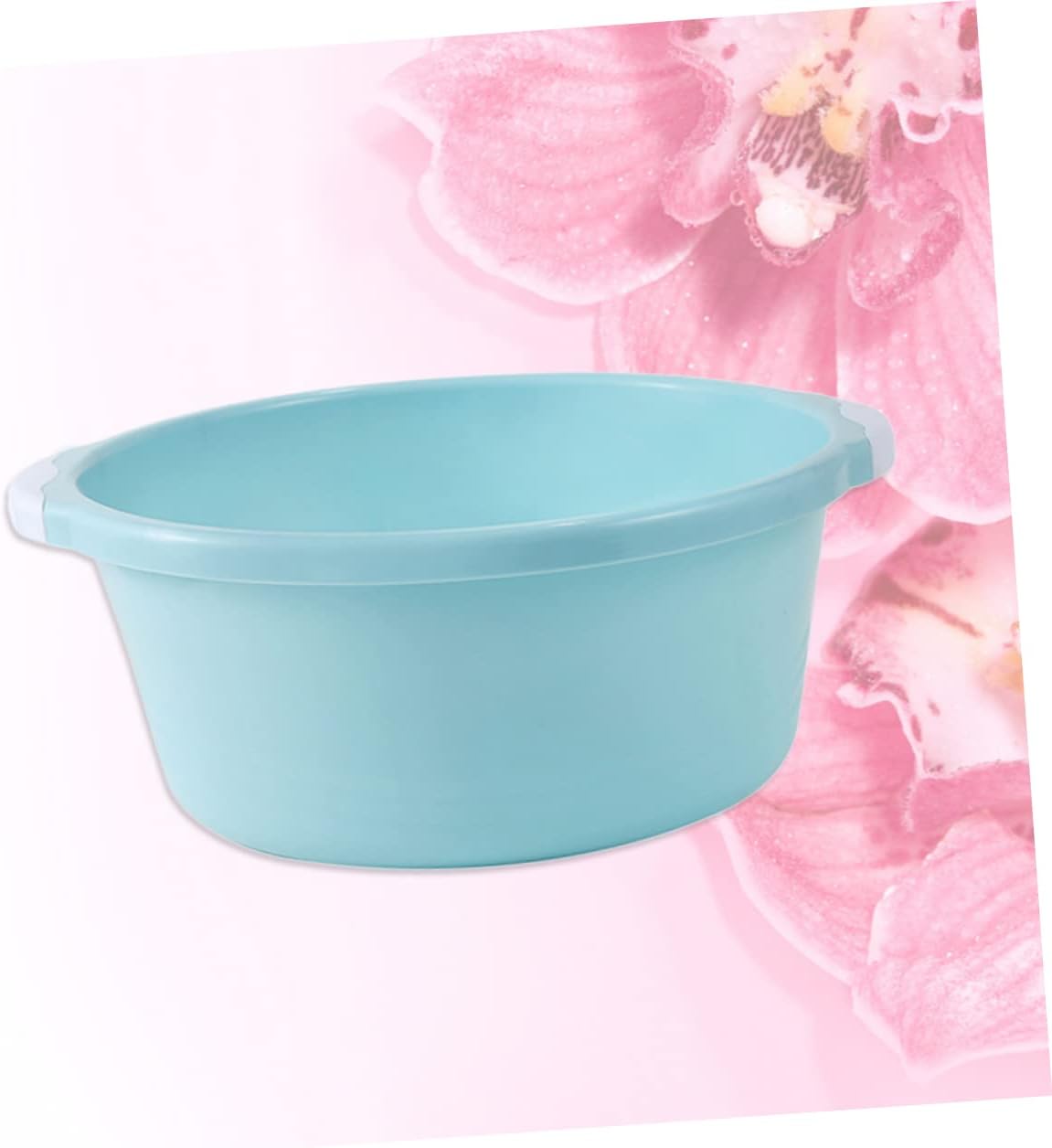 COLLBATH 2 Pcs Large Wash Basin for Home Bathroom and Foot Soaking Versatile Dish Basin for Foot Care Laundry and Household Cleaning Tasks