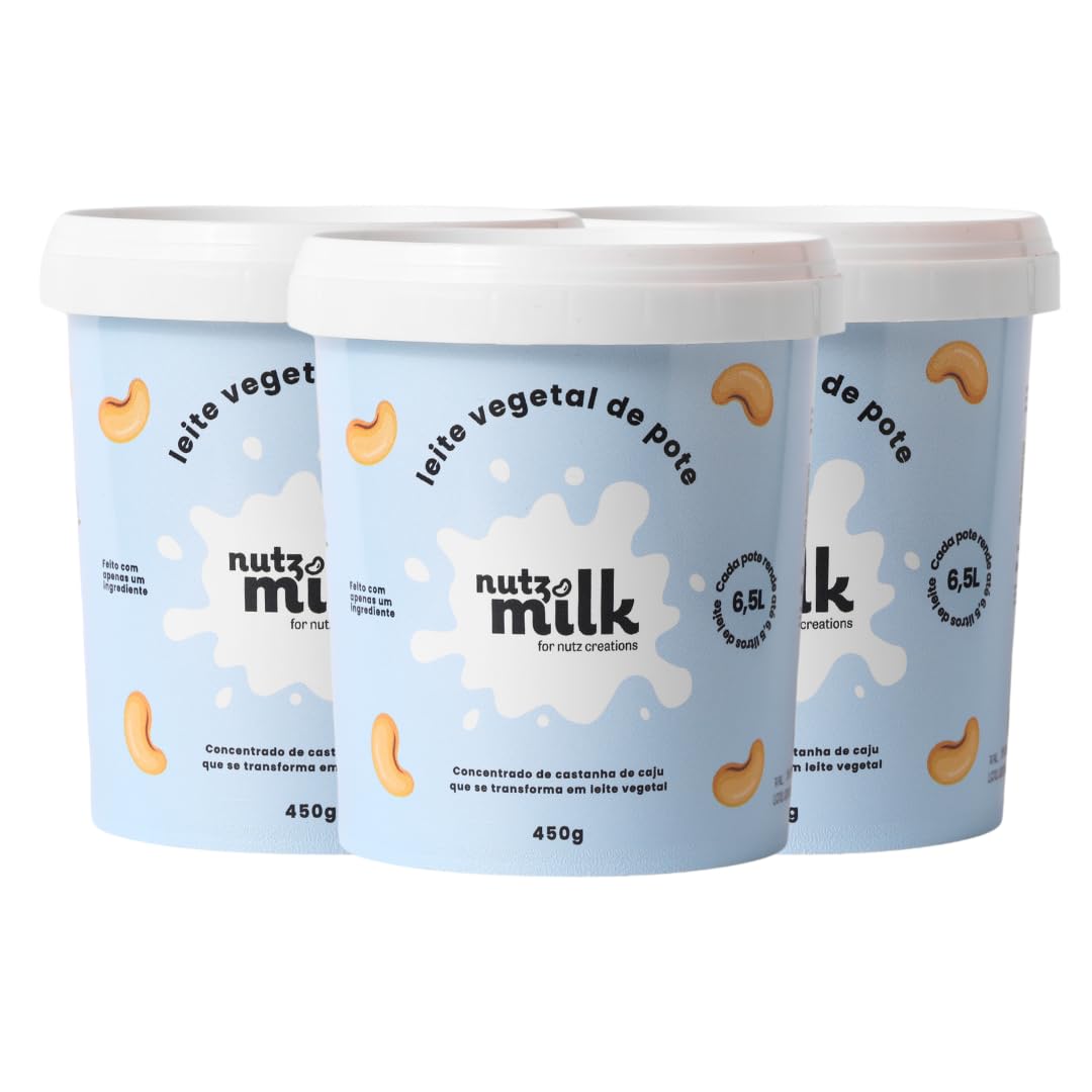 Kit 3 Unidades: Leite Vegetal NutzMilk® 19,5L - Concentrado de
