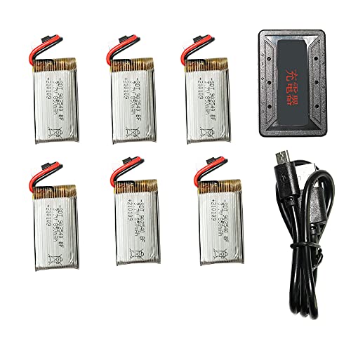 OCTelect Drone Battery MJX X300 X400 X800 Lithium Battery 3.7V 850mAh Lipo Lipo Battery 6 Pack [Parallel Import]