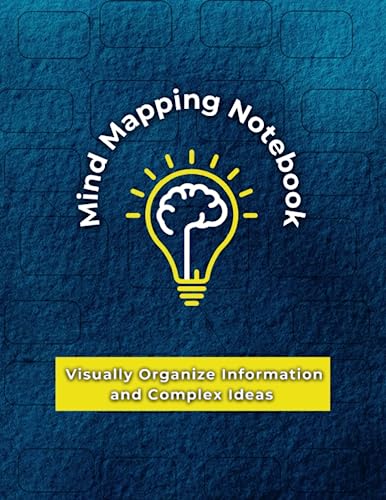 Mind Mapping Notebook: Blank Mind Map Templates to Organize Thoughts and Simplify Complex Ideas | Visual Thinking Workbook | Flow Chart | Brainstorming