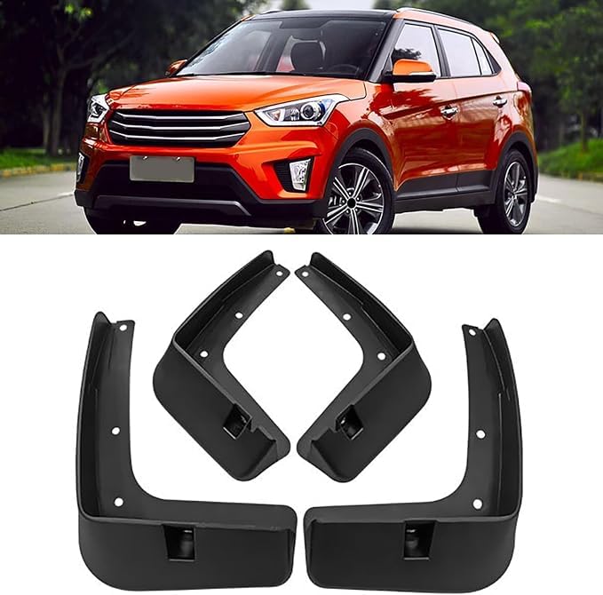 Bavettes de Voiture Hyundai Creta Bloque la Boue Facile