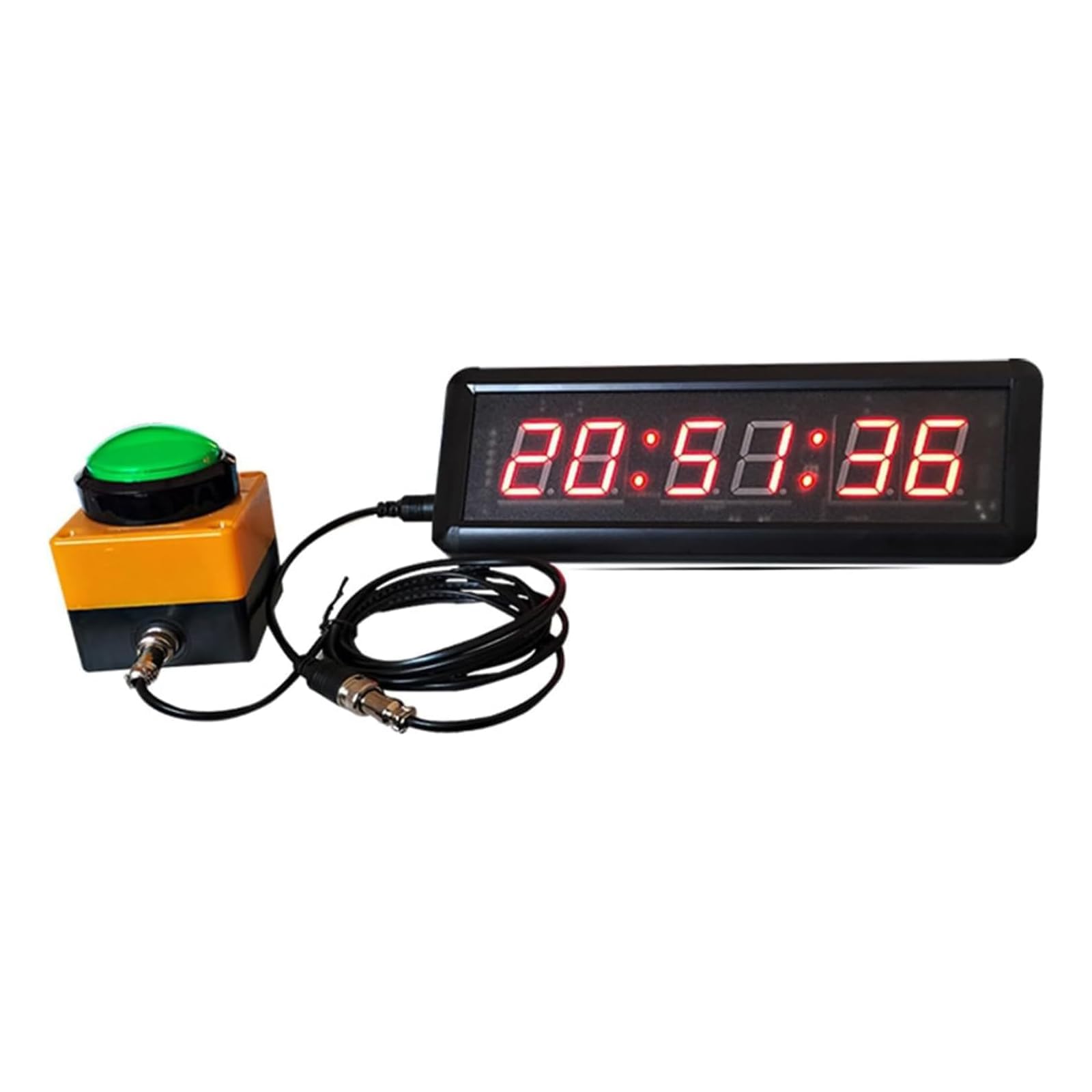 Temporizador LED de cuenta regresiva de entrenamiento de intervalos con cronómetro y alarma, reloj de juego multifunción para carreras de velocidad, fitness, competiciones de debate y entrenamientos