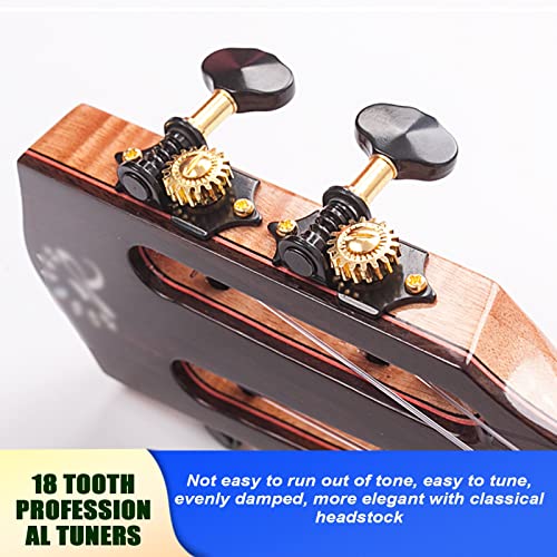TyhhxNq Concert Ukulélé, 23 Pouces Instrument D’ukulélé en Bois D’acacia pour Adultes Débutants Professionnels avec Sac… - Les Beatles, Paul McCartney, John Lennon, RIngo Starr, George Harrison TyhhxNq Concert Ukulélé, 23 Pouces Instrument D'ukulélé en Bois D'acacia pour Adultes Débutants Professionnels avec Sac… – Image 6