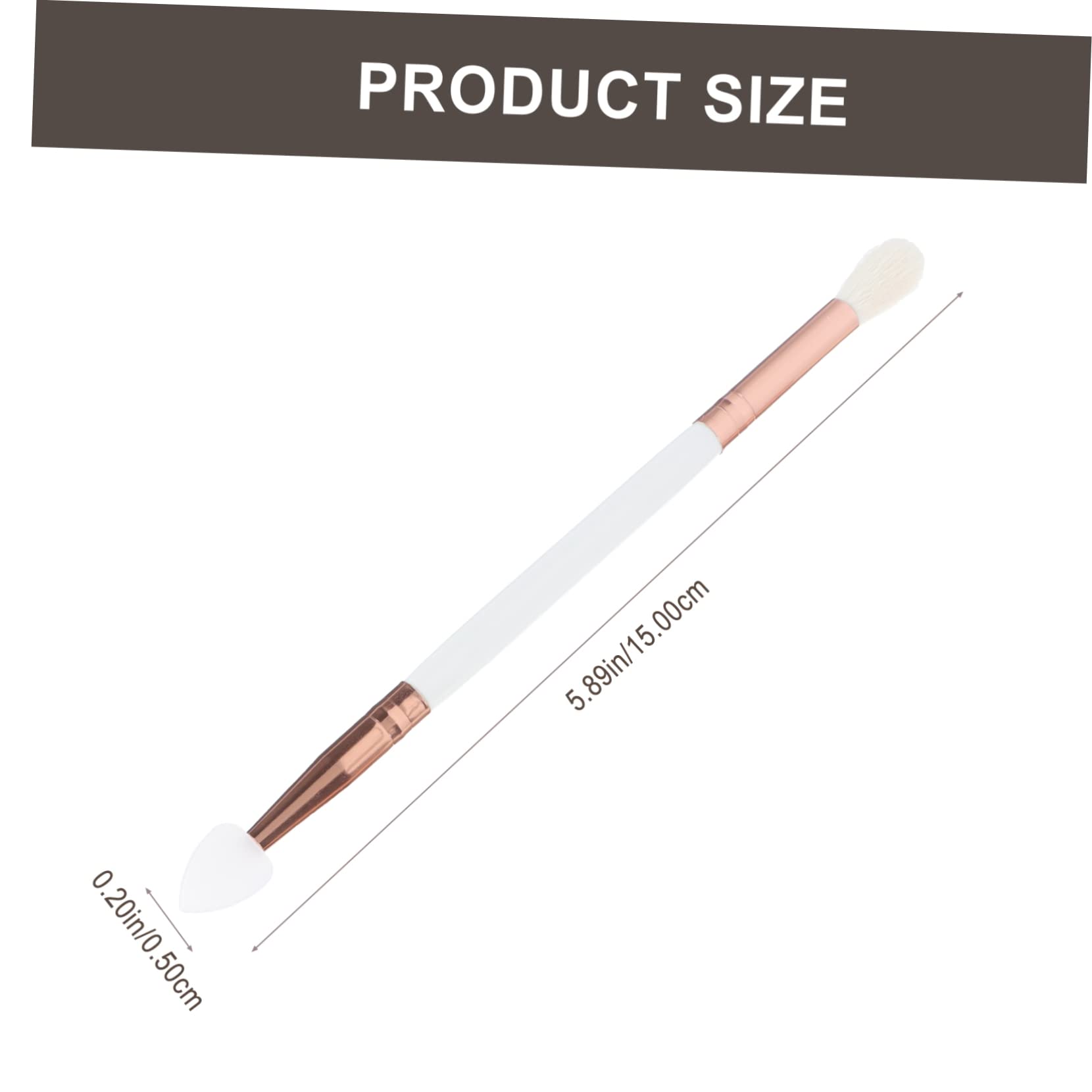 CANIGHT Sturdy Eyeshadow Applicator 3pcs Set Comfortable Non-slip Brush Tips Great for Daily Use