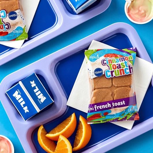 Pillsbury Cinnamon Rush Mini French Toast, 2.64 Ounce -- 72 per case.