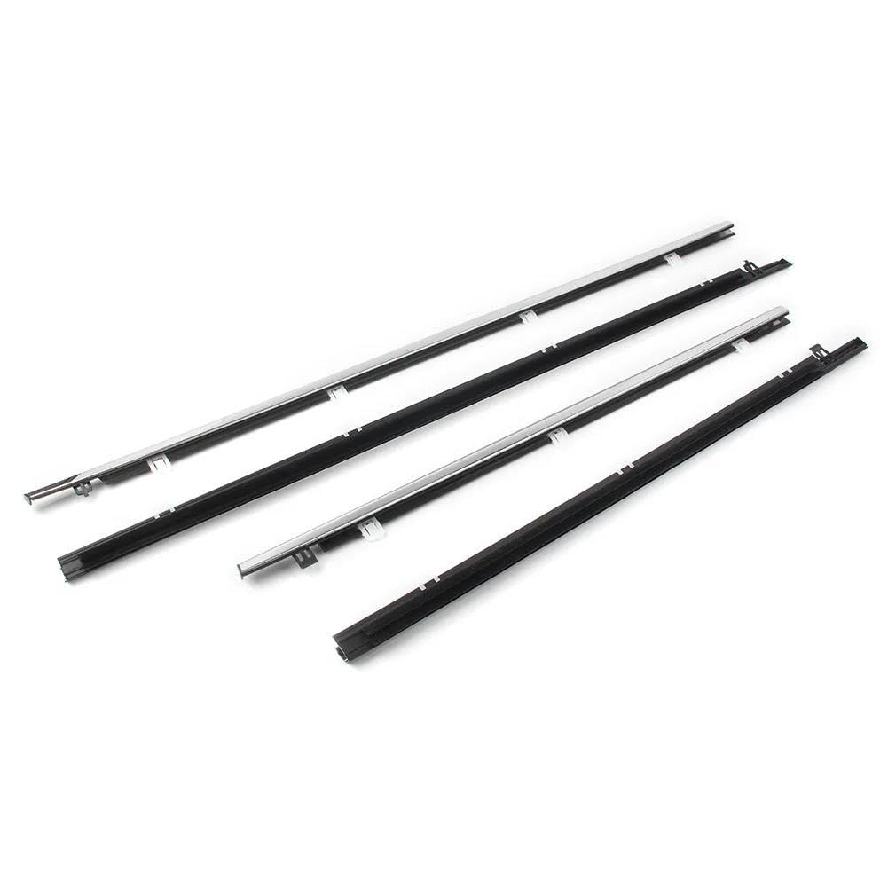 4 x gumowa uszczelka zewnętrzna do szyb drzwi i okien, kompatybilna z Spirior, Accord i Acura TSX (2009-2015).