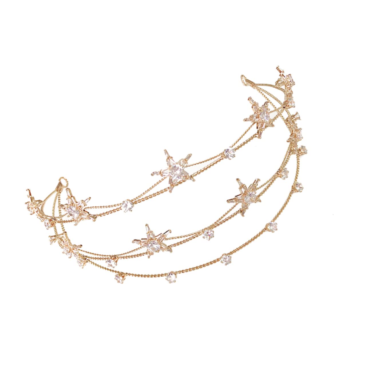 FRCOLOR tocado de para boda diadema de diamantes de imitación diadema nupcial diadema de boda coronas para novias novia Tiara tocados de novia tocado de diamantes de imitación