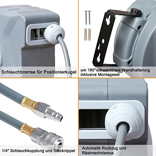 Fiqops Tubo per aria compressa, avvolgitore