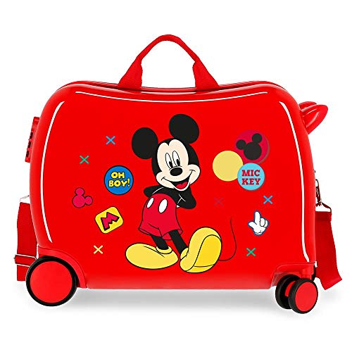 Disney Niños Unisex Maleta Infantil, Rojo, 50x38x20...