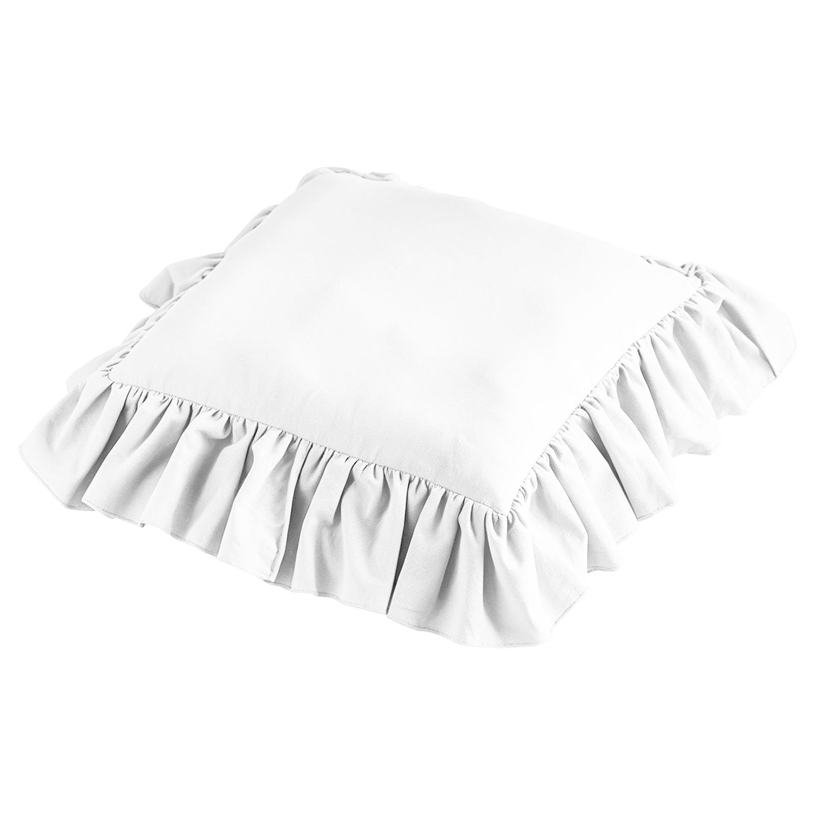 Housse de Chaise en Coton Doux Lavable et Oreiller Moelleux pour Assise