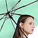 Meaudiwes Fashion Windproof Travel Umbrella Compact Auto Folding Umbrella For Rain & Sun Light Blue