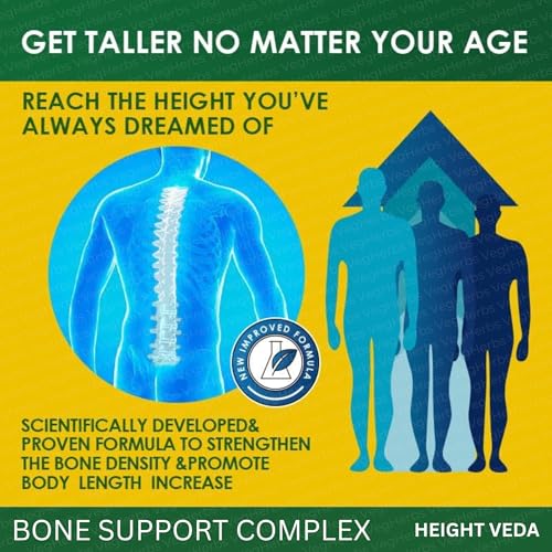 Image of Original Height Veda Supreme Formula Powder 400gm with Double Strength 30 Capsules (Pack of 3)