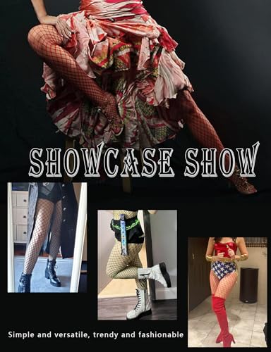 Women's High Waisted Fishnet Tights -Comfortable Sheer Mesh Pantyhose2