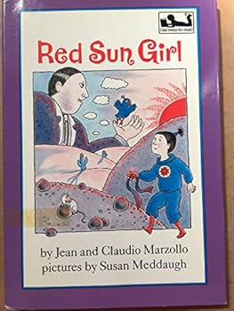 Library Binding Red Sun Girl Book