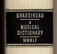 A Musical Dictionary 0845022407 Book Cover