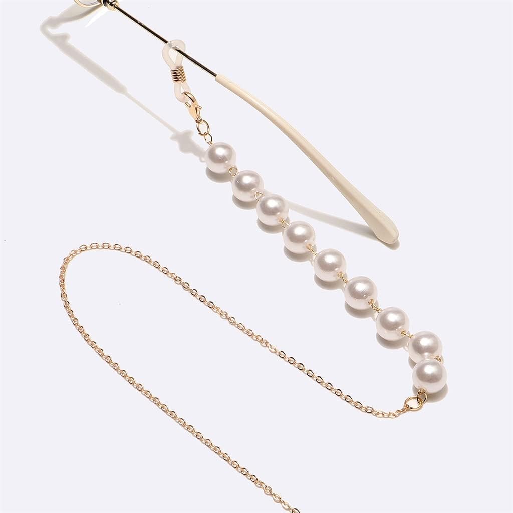 Fashion Handmade High-gloss Pearl Eyeglass Chain