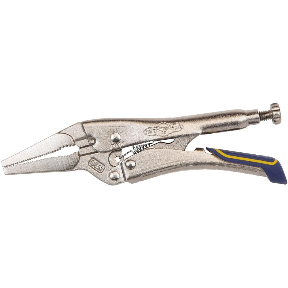 IRWIN VISE-GRIP Locking Pliers, Fast Release, Long Nose with Wire Cutter, 6-Inch (IRHT82583)