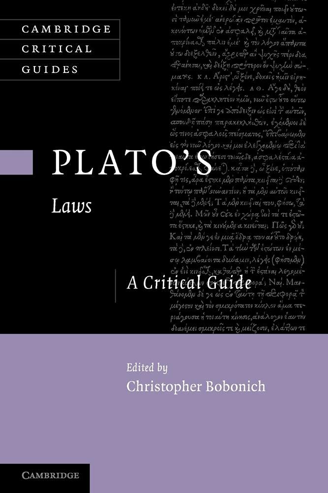 Plato's 'Laws': A Critical Guide (Cambridge Critical Guides)
