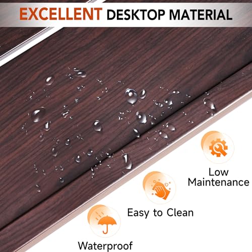 Rengue RG-OBT01 37.6'' Pub Height Bar Table, Rectangle Narrow Counter Outdoor Counter Heith Bar Table With 110Lb Wood-Like Metal Tabletop For Hot Tub, Garden, Balcony, Poolside, Indoor, Backyard, Patio thumb #3